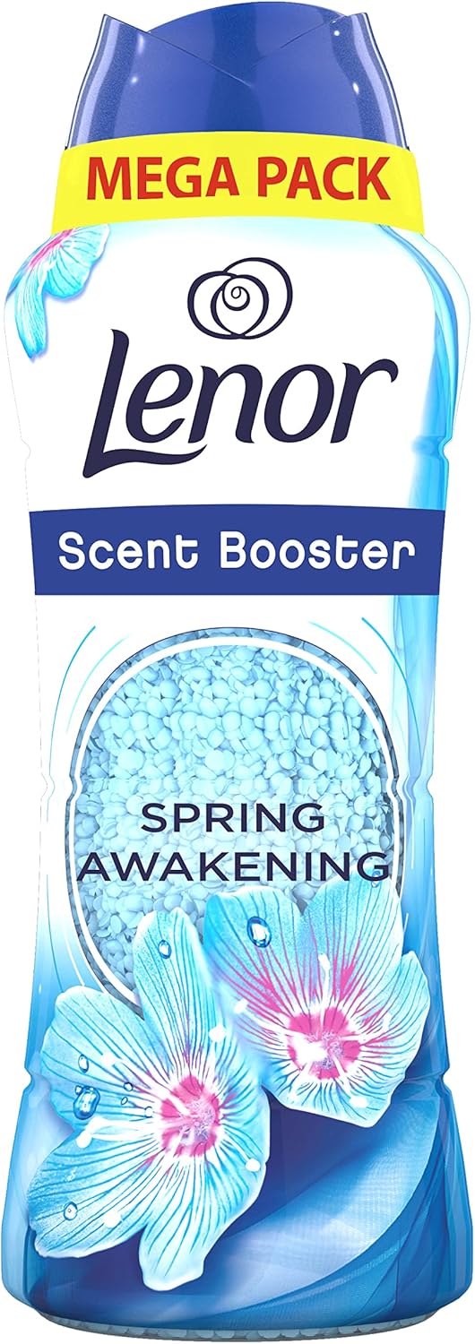 Lenor Scent Booster Beads Spring Awakening pack with floral scent design